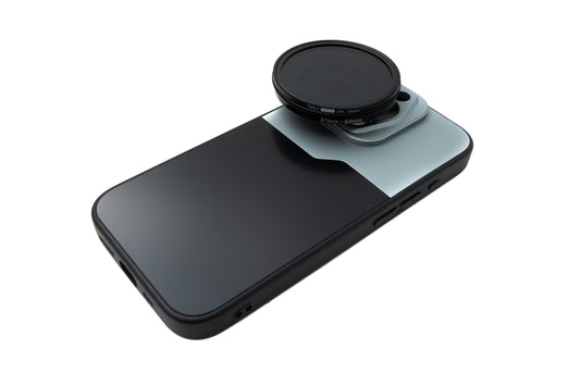 SYSTEM-S CPL sía 52 mm hringlaga pólunarlinsa með skrúfuhulstri fyrir iPhone 15 Pro