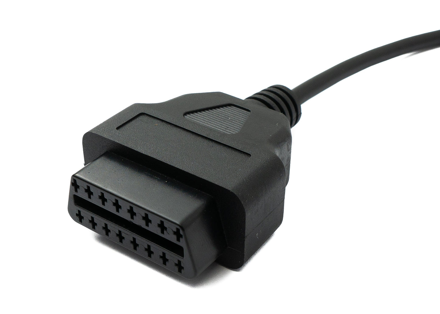 SYSTEM-S OBD2 16 pinna snúra, 30 cm millistykki fyrir greiningarskanna, fyrir Tesla Model 3 og Y, svart