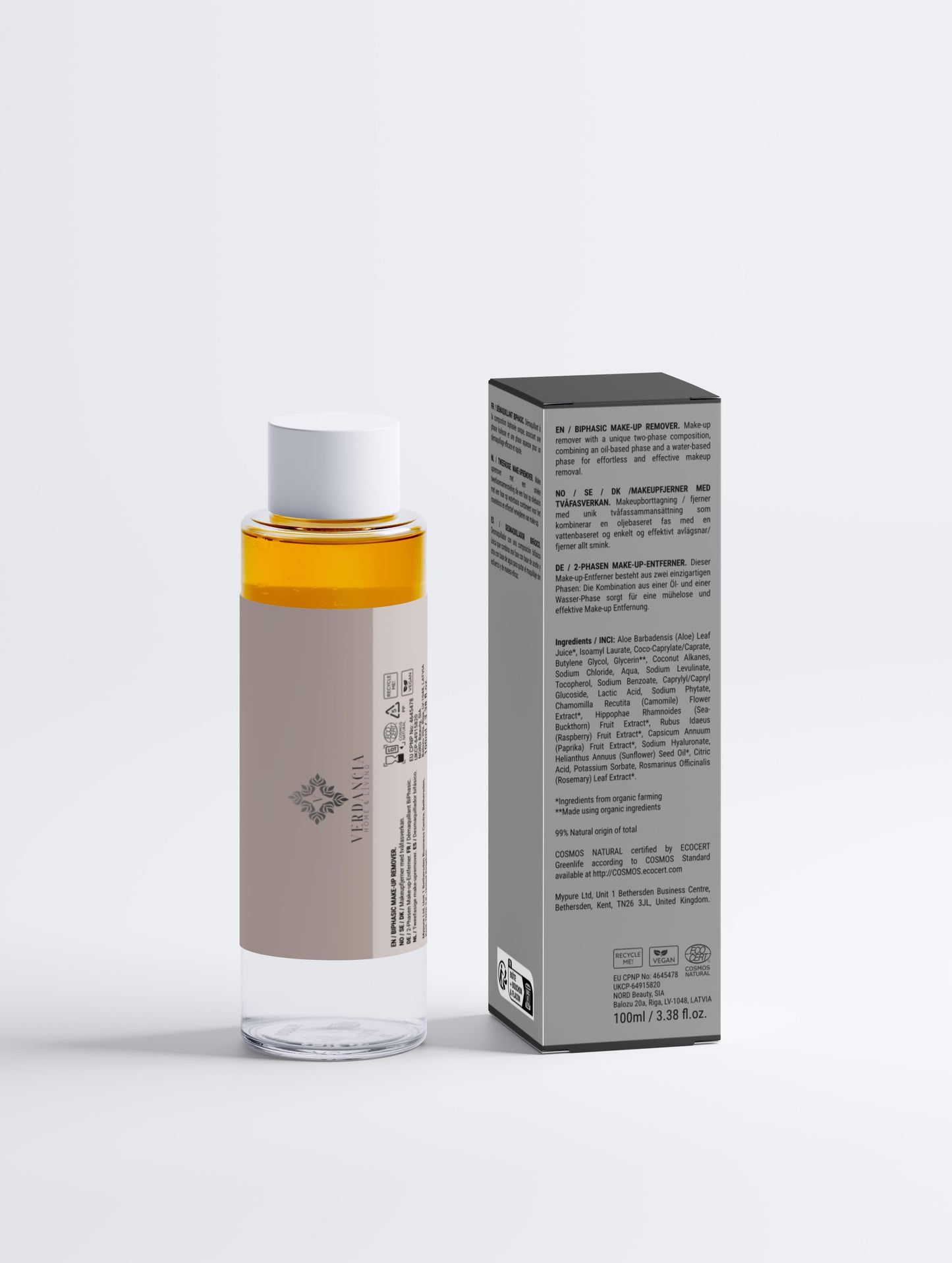 BiPhasic Make-up Remover - Gentle on the skin - thoroughly removes make-up and dirt