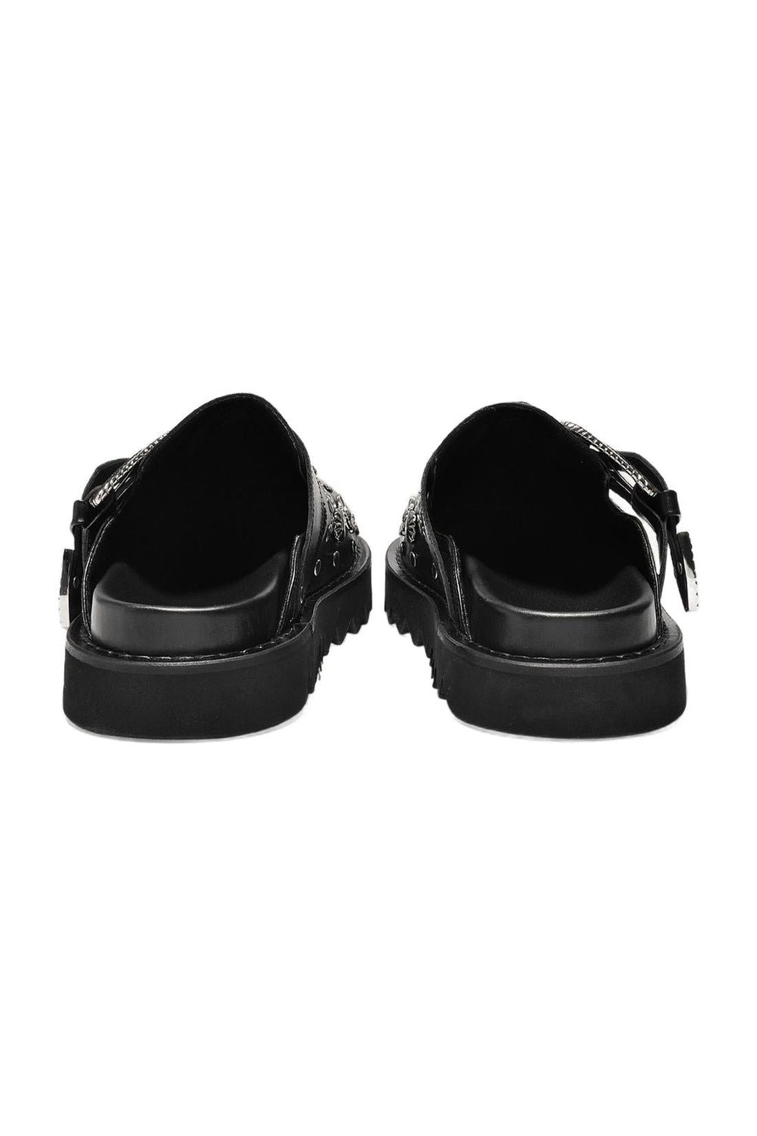 Aj1058 Mule - Toga Pulla - Black - Leather