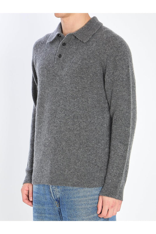 Cashmere blend polo shirt