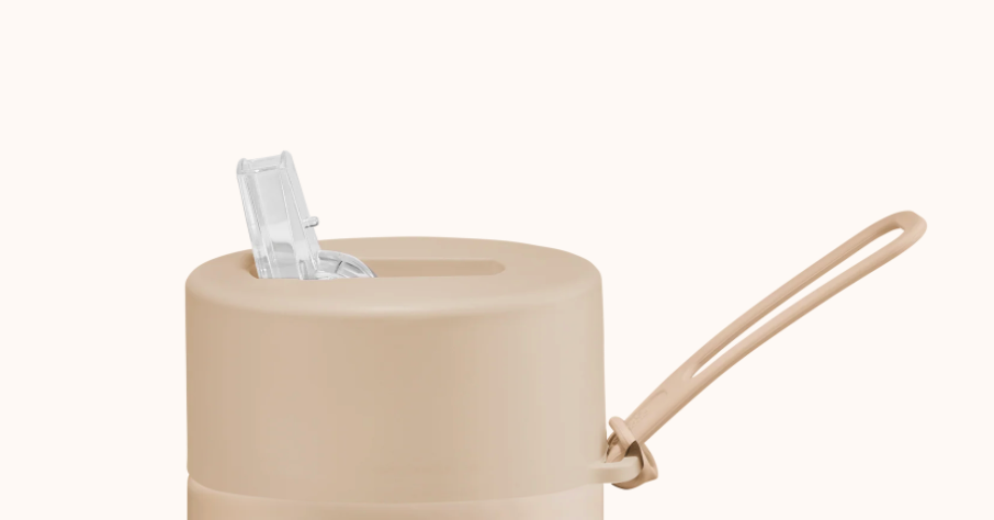 Frank Green Ceramic Reusable Bottle 1000ml with Straw Lid