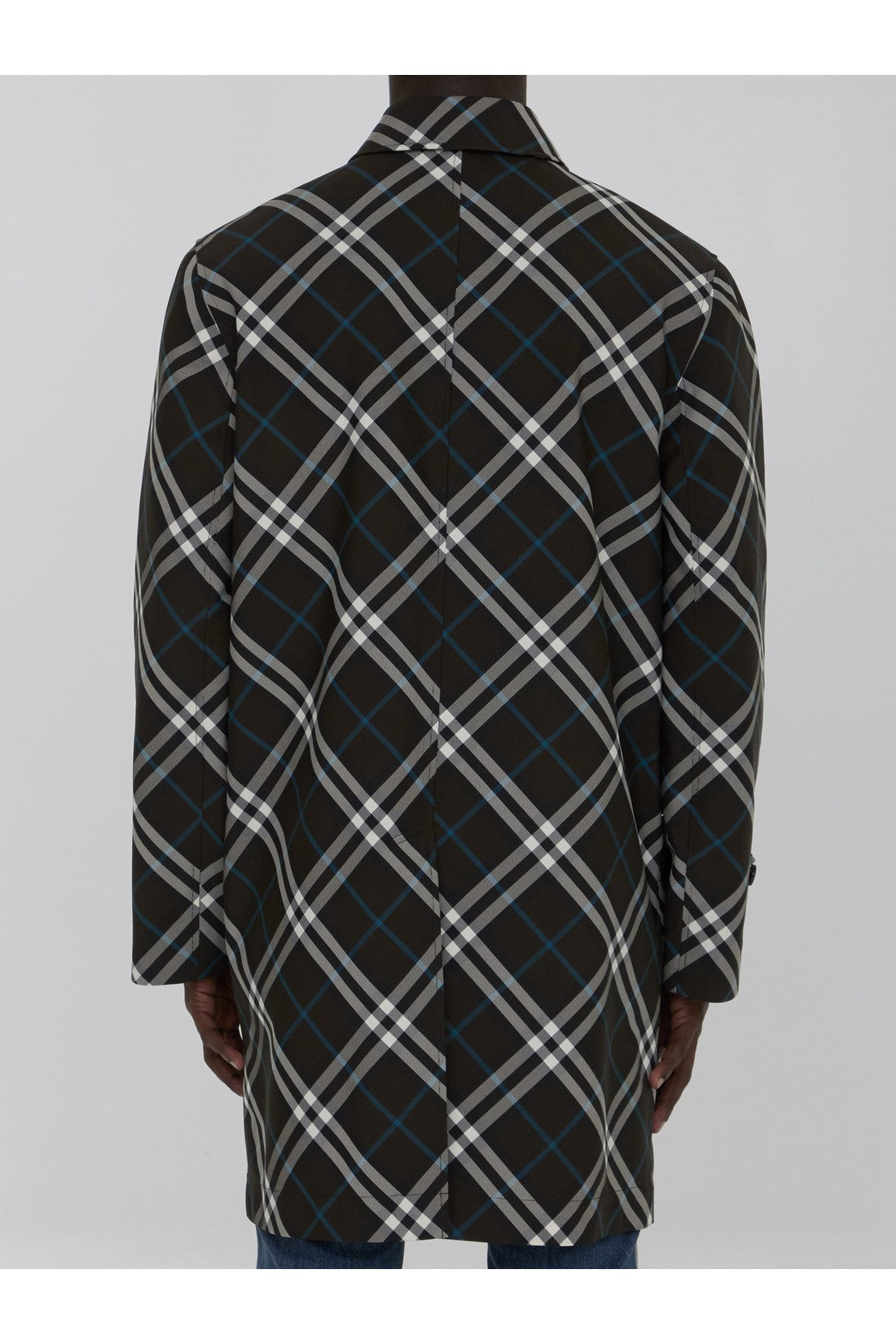 Check medium trench coat