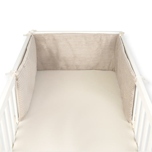 Bettumrandung Cord – Moderne & kuschelige Umrandung für Babybett & Beistellbett