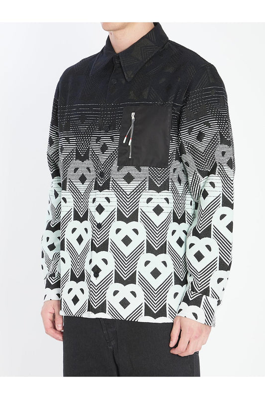 Cotton-blend overshirt