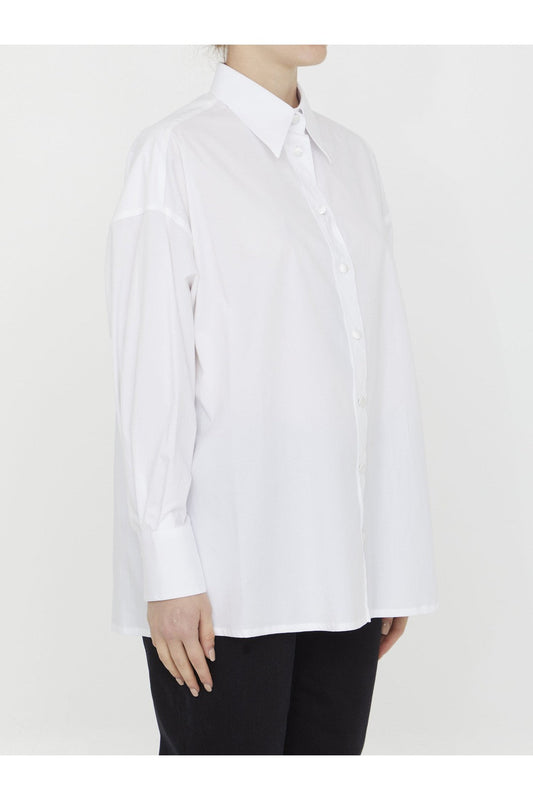 Cotton poplin shirt