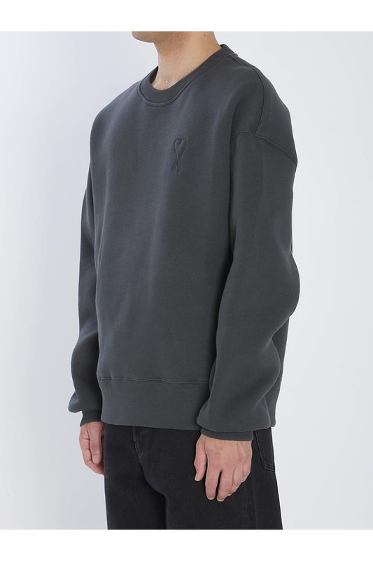 Crewneck fleece sweatshirt
