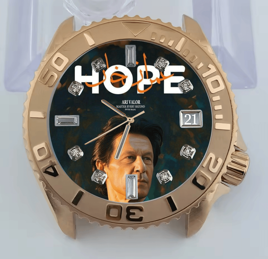 IMRAN KHAN,Valor watches stainless steel case