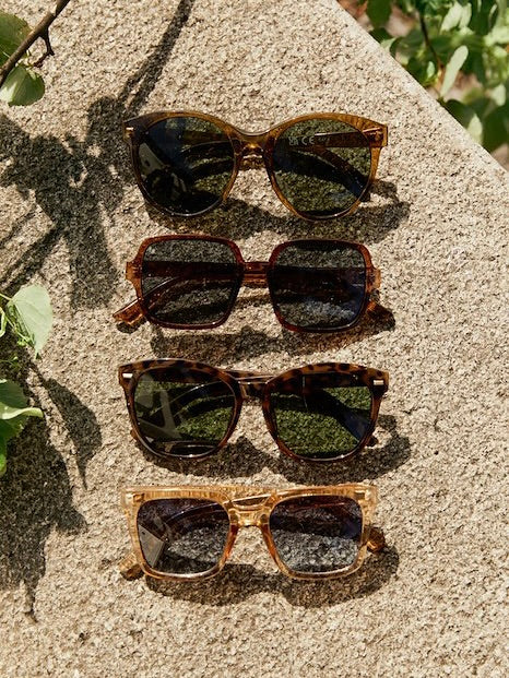 Shirley olive sunglasses