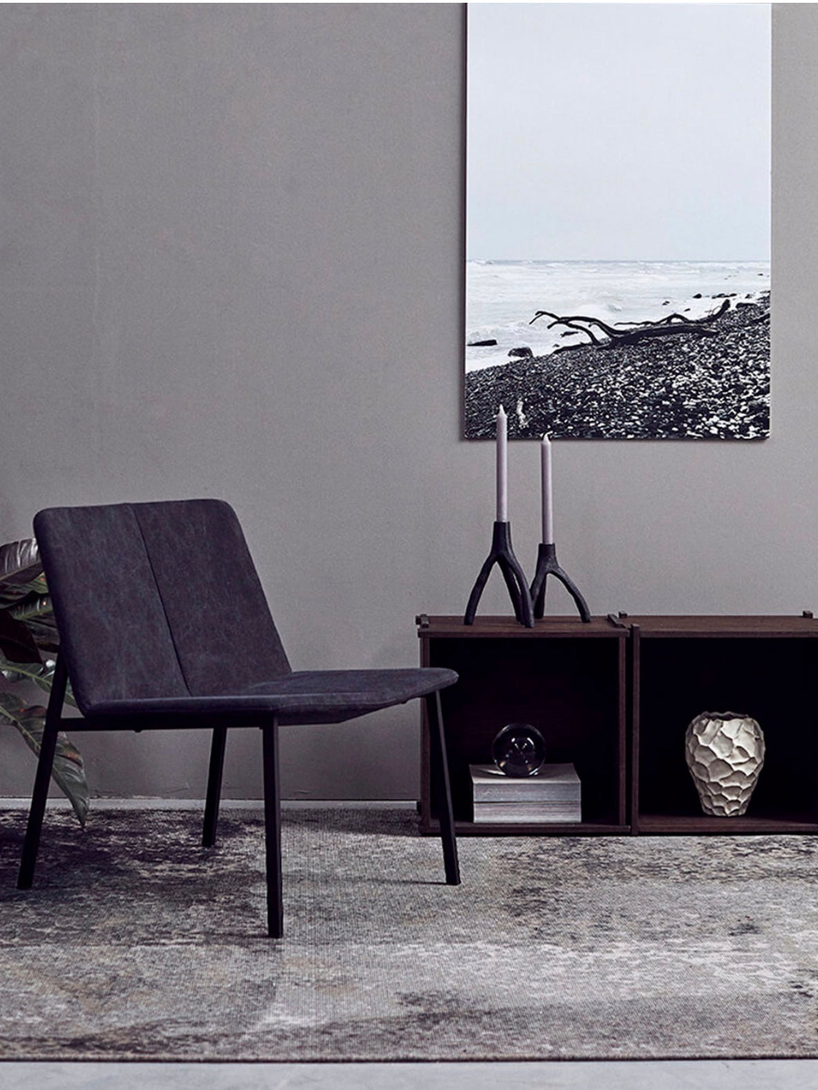 Wohnteppich Earth schwarz/grau 200x300cm