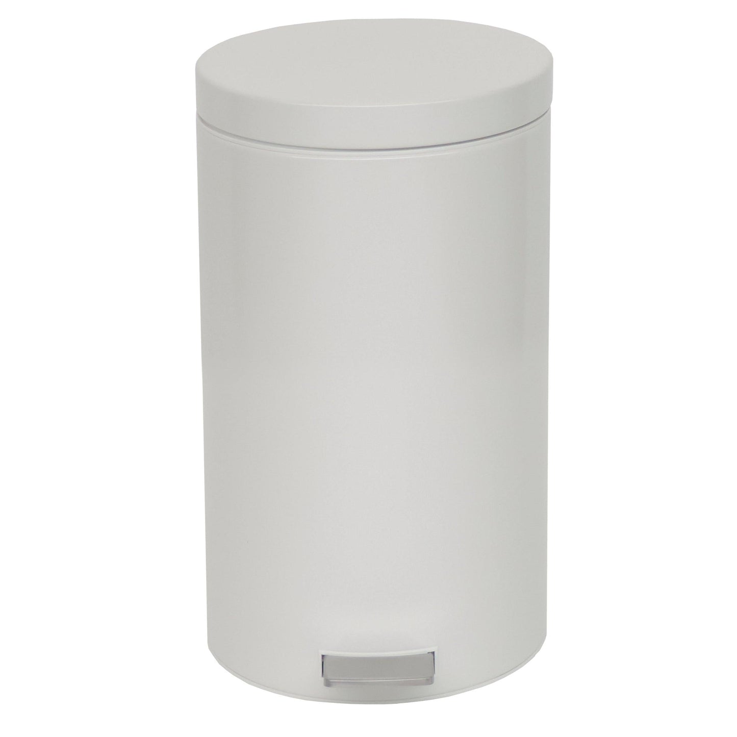 Novocal Tretabfalleimer Material: Gehäuse und Deckel: Stahlblech, lackiert Farbe: Weiß Inneneime | Packung (1 Stück)