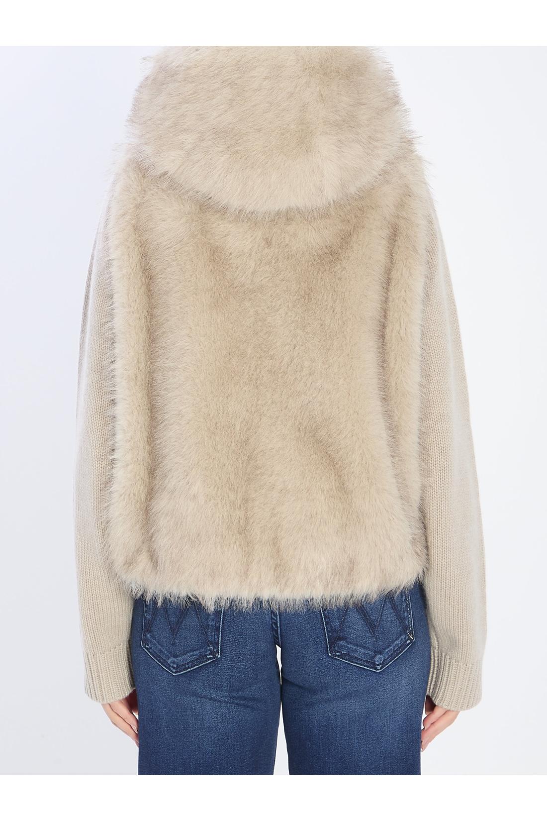 Eco-fur vest