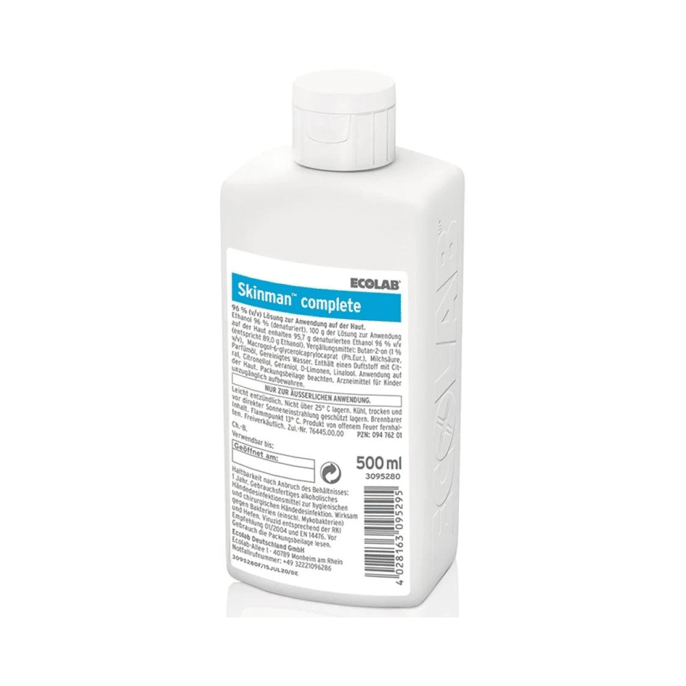 Auslaufartikel: Ecolab Skinman® complete Händedesinfektion - 500 ml | Flasche (500 ml)