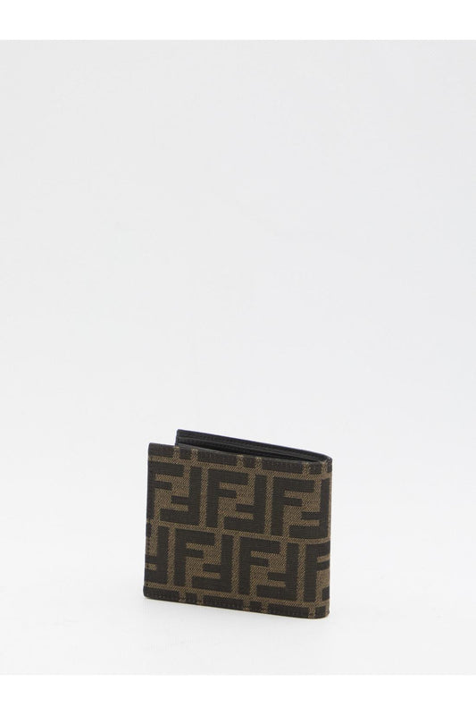 FF jacquard Bi-fold wallet