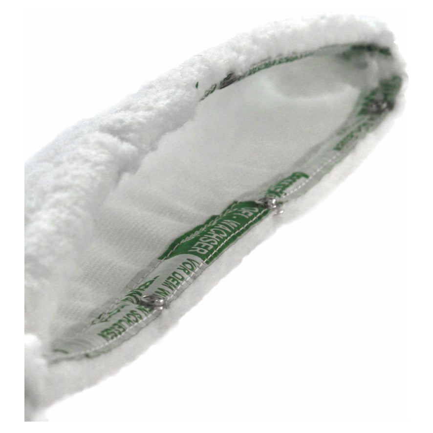 Arcora Floor Finish Professional Waxing Pad, White Microfiber, 40 cm | Carton (100 pieces)