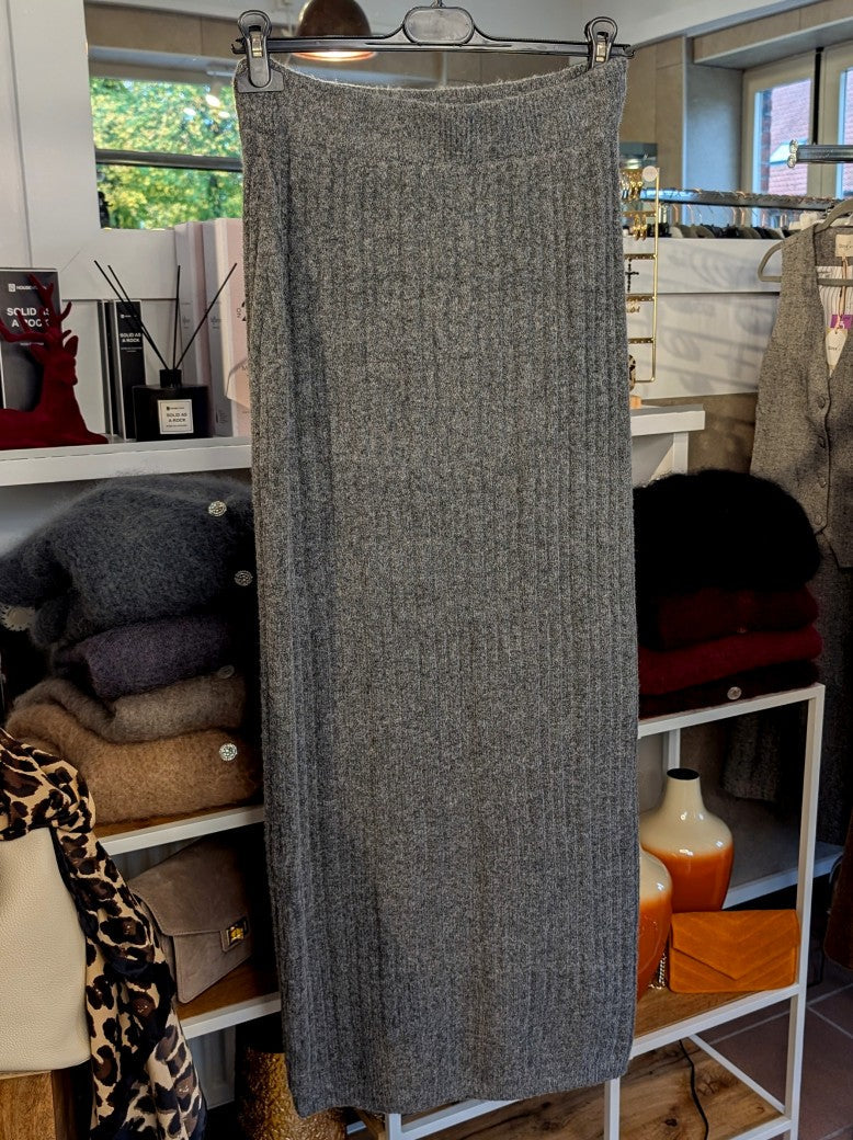 Feinstrick Rock Lang aus hochwertiger Viskose in Anthrazit Grau One Size - von EFFENY