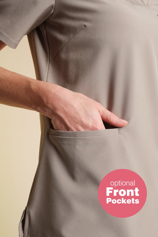 Active Scrub Top "Serena" – Beige