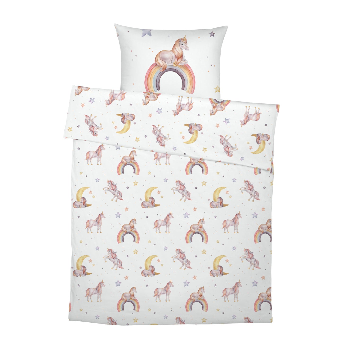 "Rainbow Unicorn" Premium Children's Bedding