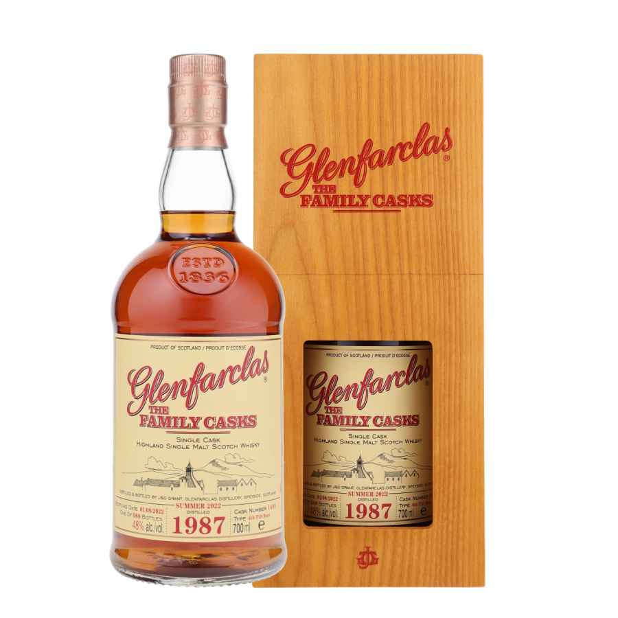 Glenfarclas 1987/2022 - Fjölskyldukökurnar - Sumar 2022