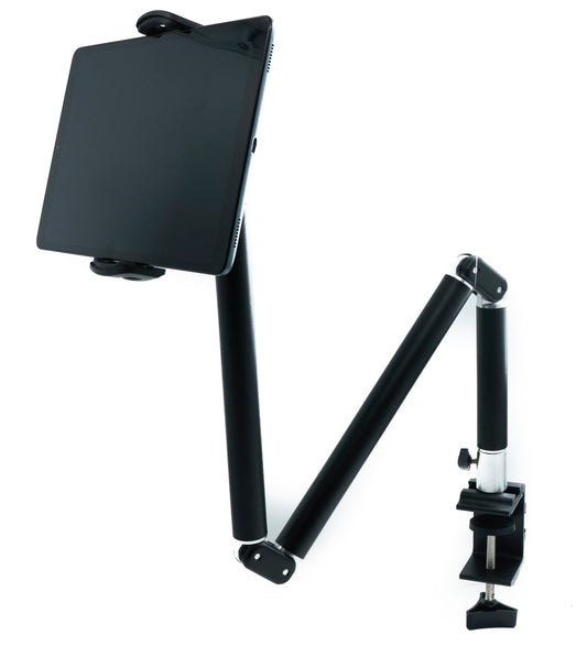 SYSTEM-S borðfesting, 360° snúningshæf, 180° hallanleg, læsanleg festing fyrir spjaldtölvur frá 8,0" til 11,0"