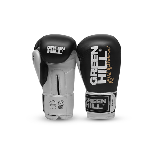 Green Hill LEGEND Silver Edition Boxhandschuhe mit Gelenkschutz