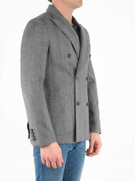 Grey wool jacket
