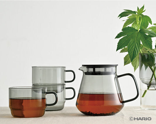 Hario Colors Stack Mug Cup – 300ml Heat-Resistant Glass Mug