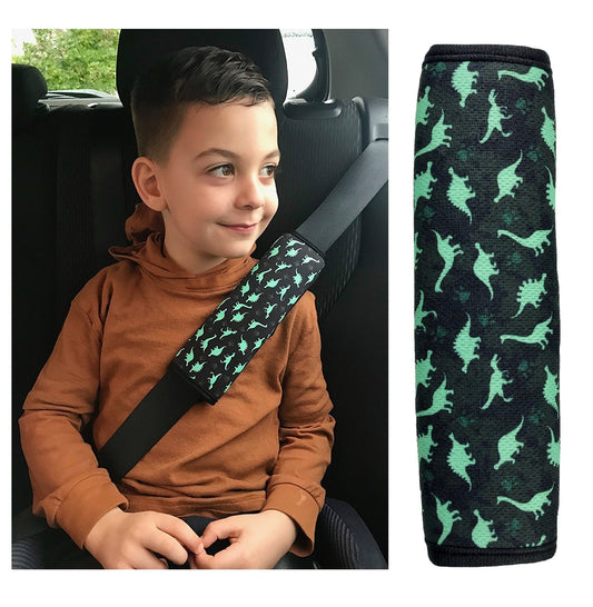Car seat belt protector dino dinosaur