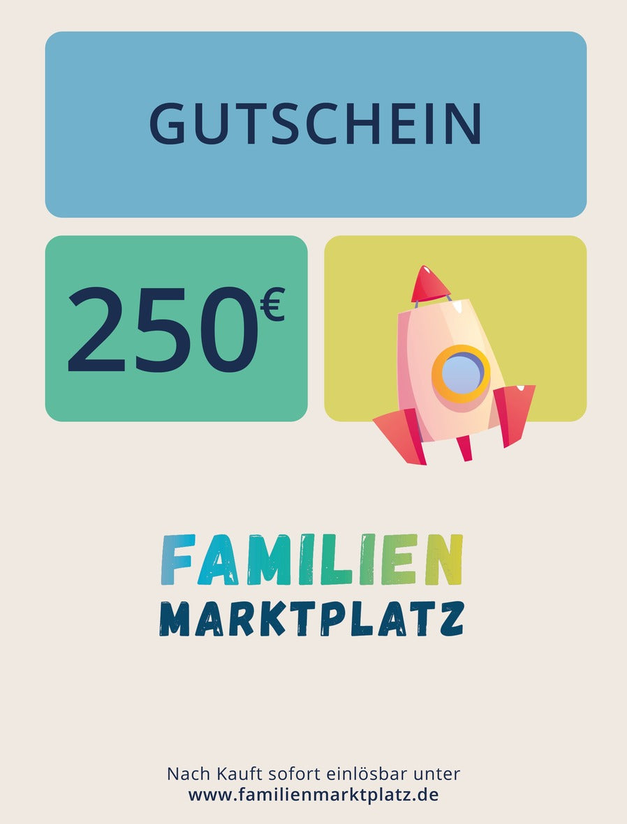 Geschenkgutscheine 10€ - 250€