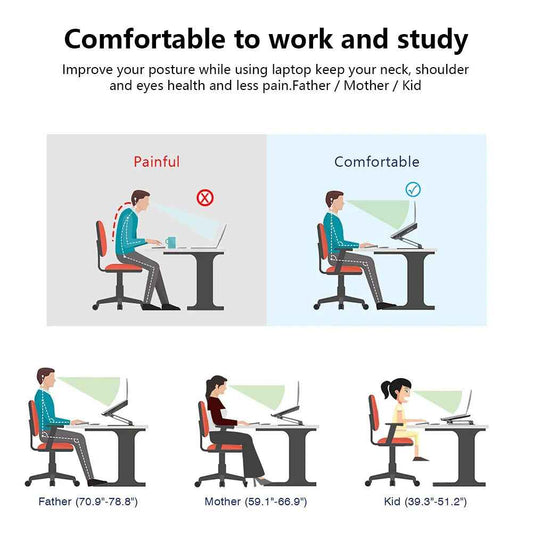 ErgoBoost™ Fold-Up Laptop Riser