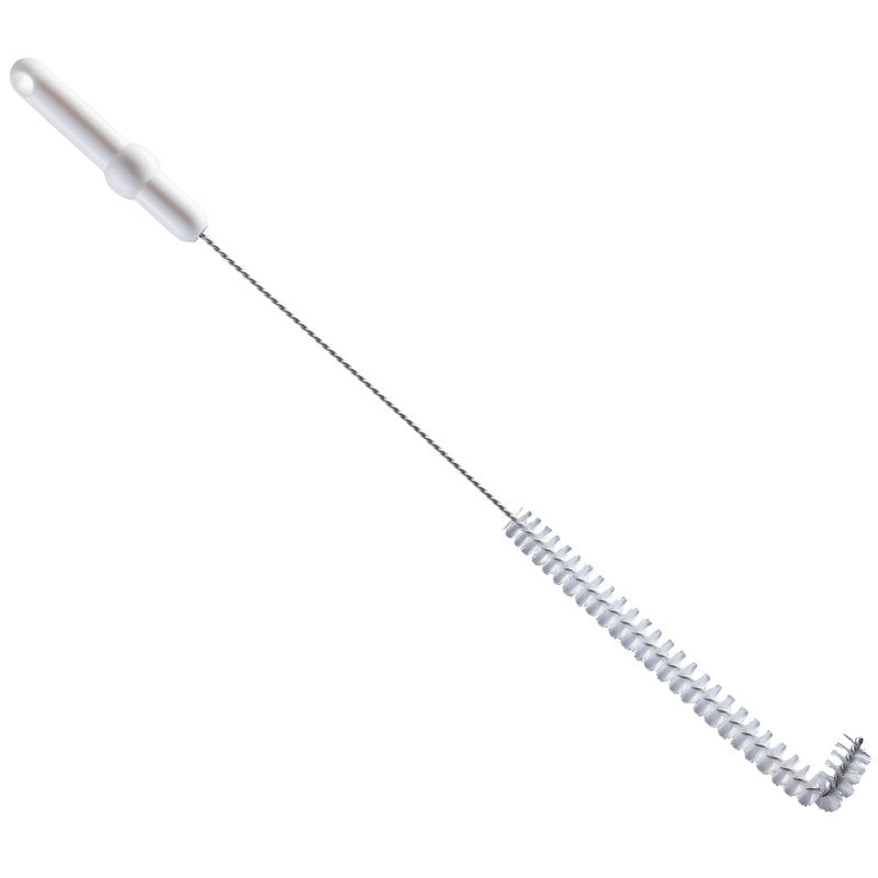 ROHRBÜRSTE,L-FORM,PBT TRANSP., ø 0,35MM MITTEL,570Xø20X55MM