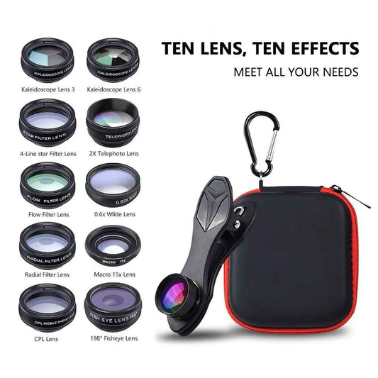 SnapPro Lens Kit – Wide Angle & Macro for Smartphones | Motionshop