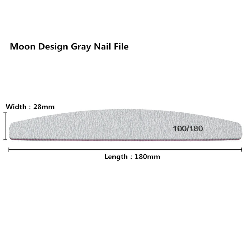 10 stk. 100/180 UV naglaskrár slípun pólunarbuffblokk