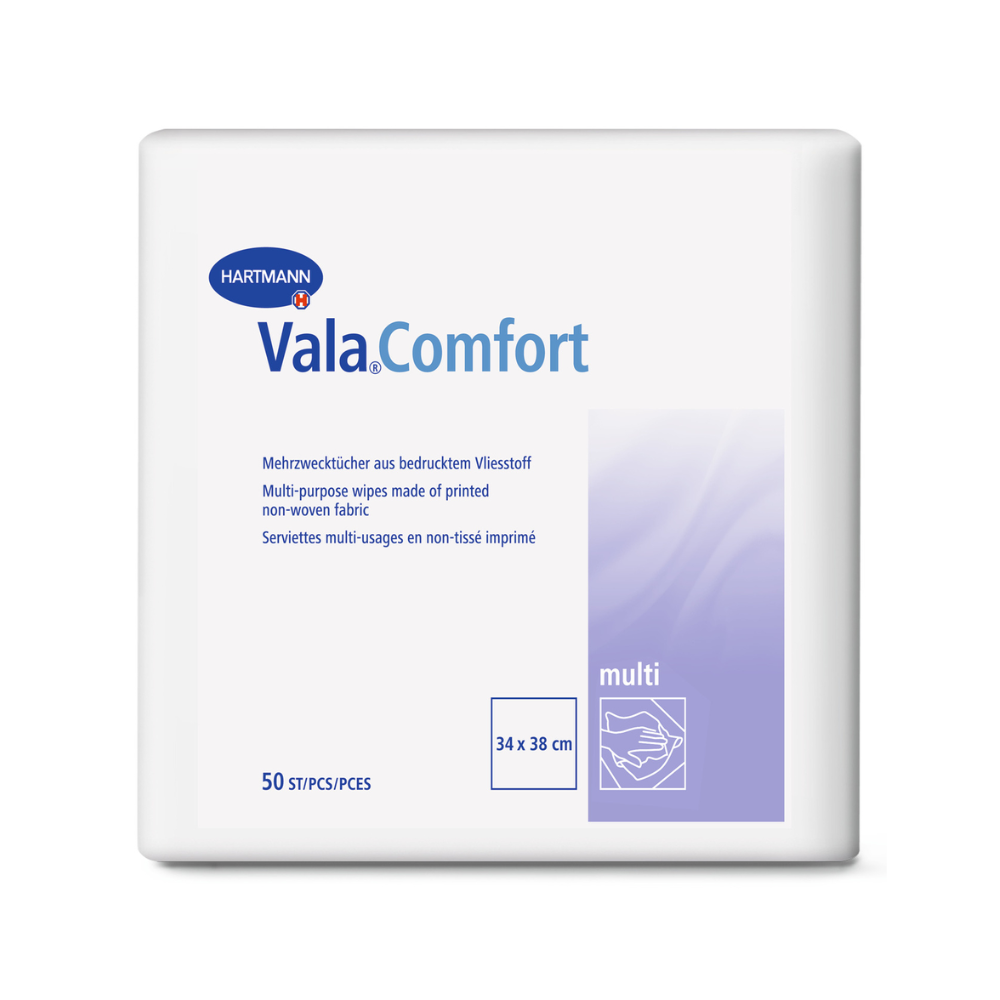 Auslaufartikel: Hartmann Vala® Comfort multi, Mehrzwecktücher | Packung (50 Stück)