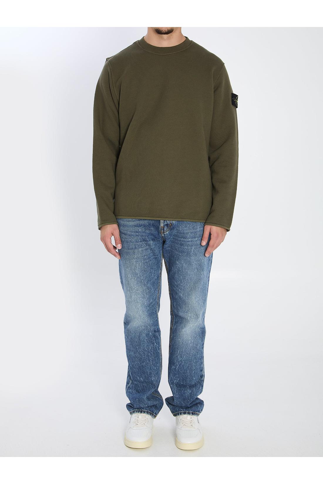Heavy cotton crewneck sweatshirt