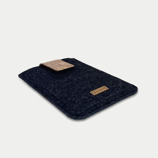 Hülle für PocketBook Verse Pro | mit Magnetverschluss und extra Fach | anthrazit - Stripes | Modell "HAKA"