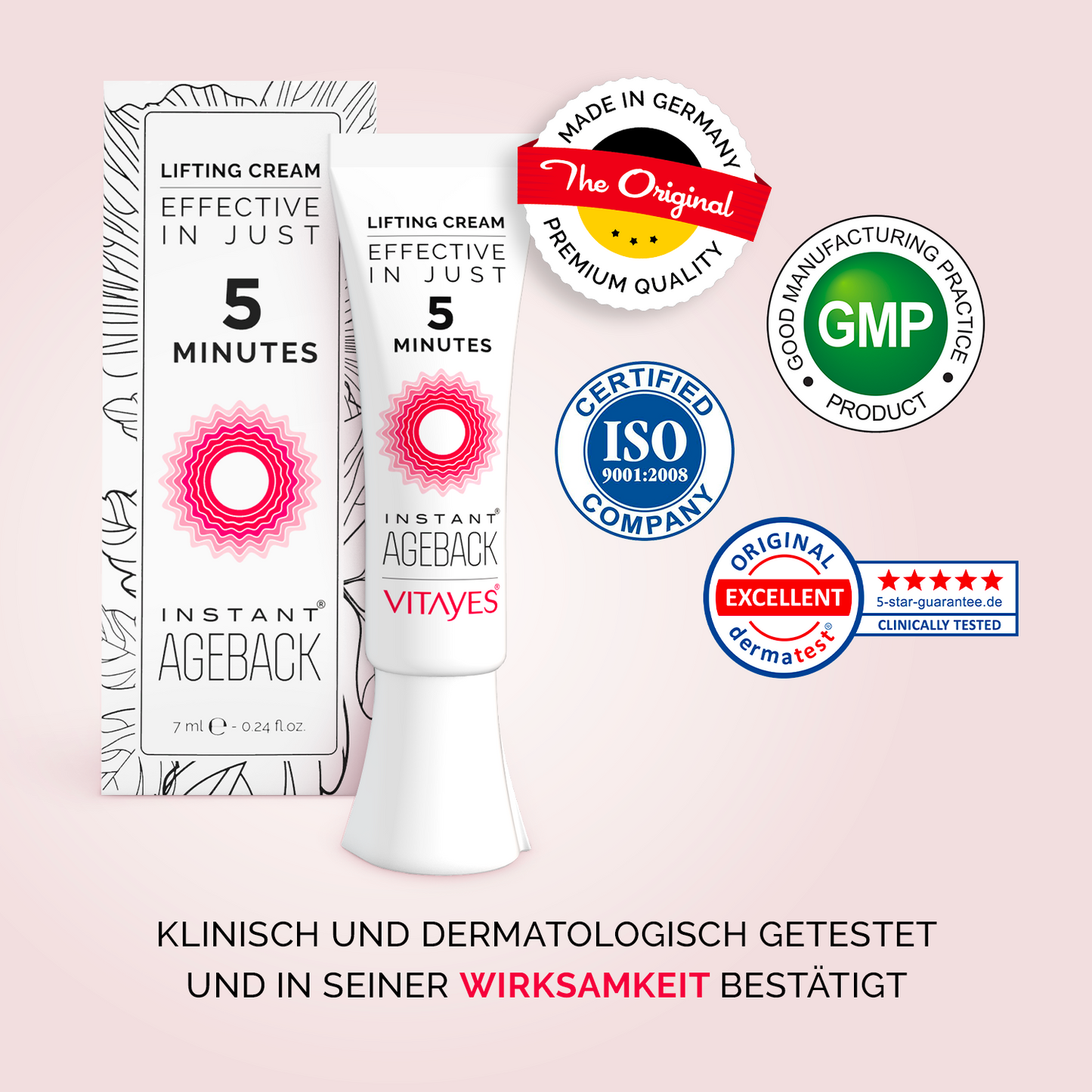 Instant Ageback™ - Lifting-Creme gegen Tränensäcke und Falten