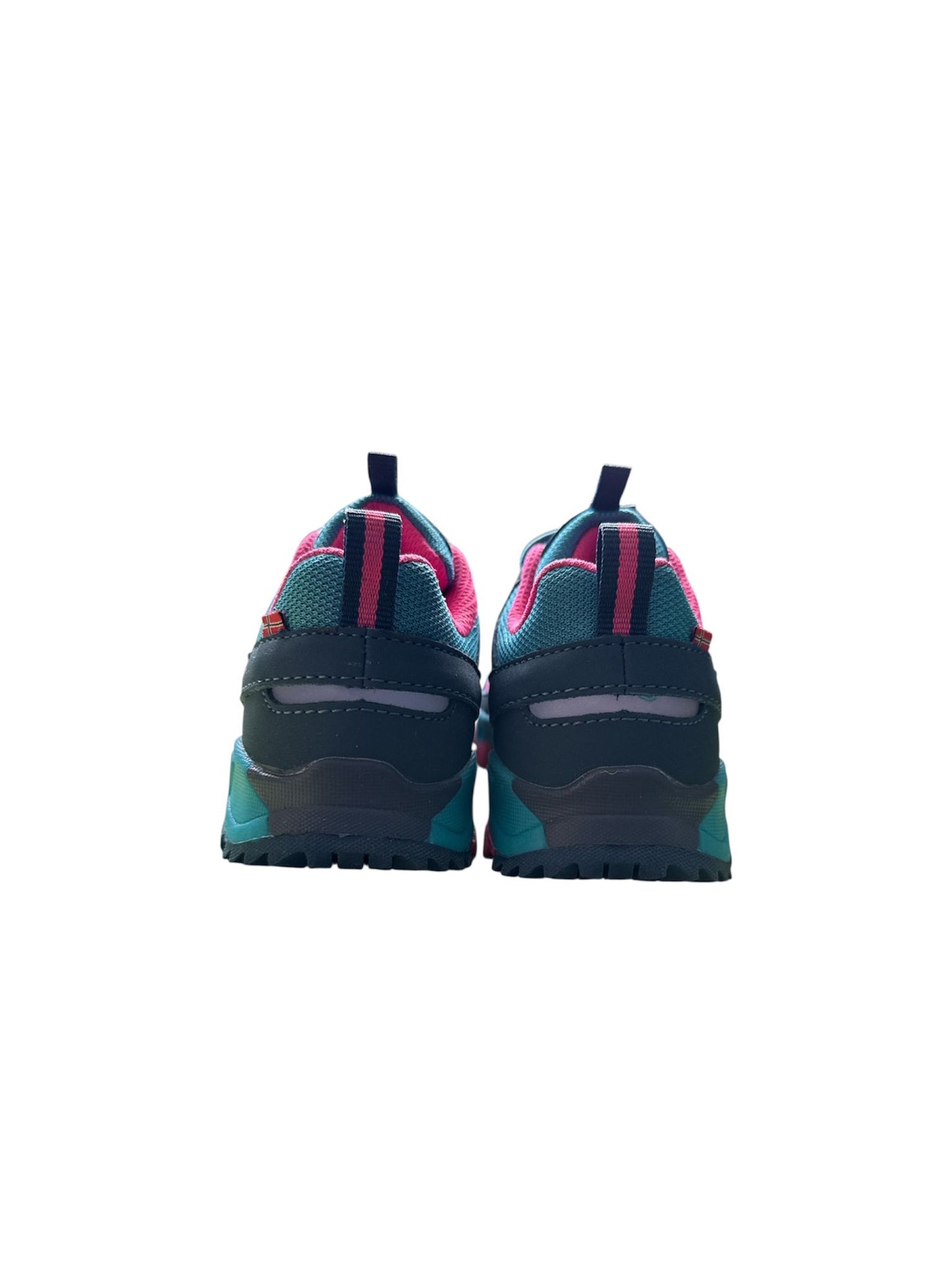 Trollkids Tronfjell Hiker Low Kinder Sneaker in Dark Turquoise/ Light Magenta Herstellernummer : 475123029 ( Letzte Stück )