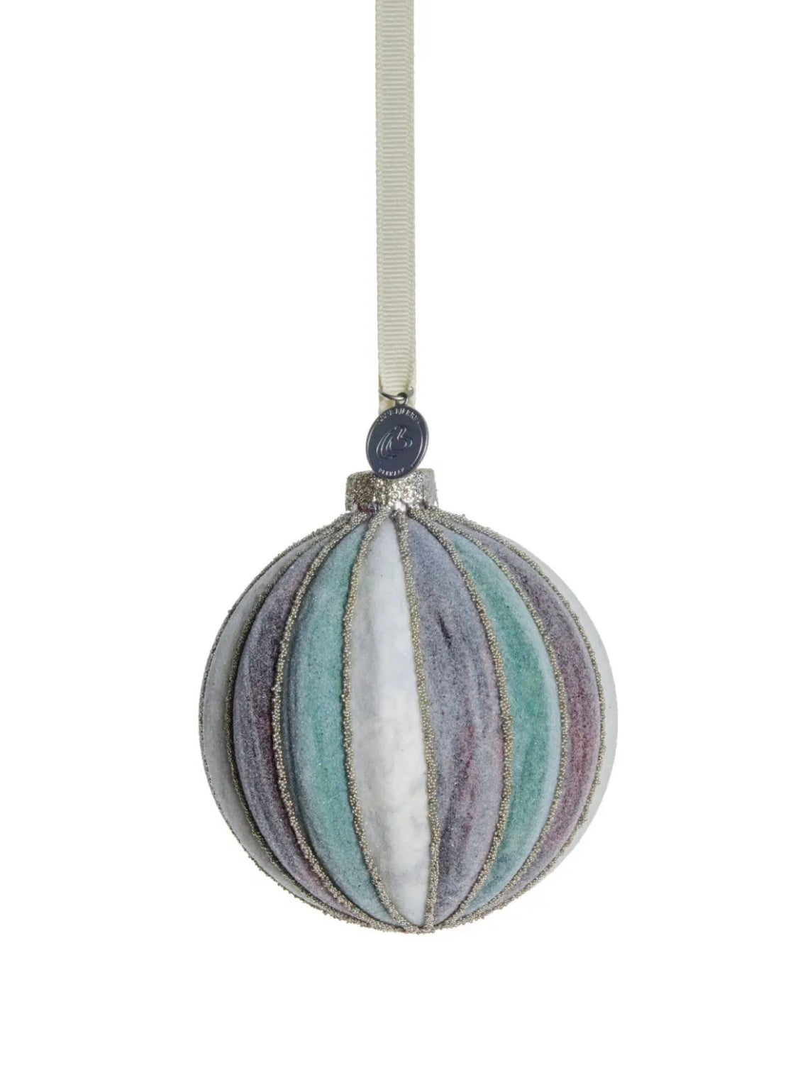 Weihnachtskugel Nomillia flieder