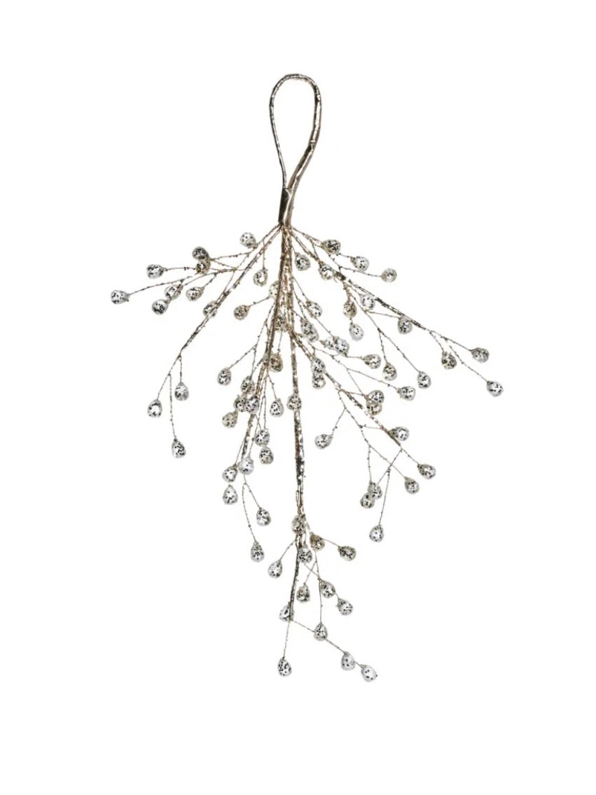 Christmas branch Crysilia light gold