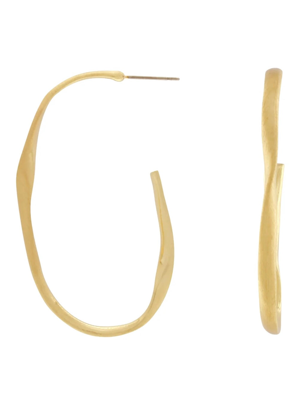 Ohrstecker Elysian organic Hoop, in 2 Farben