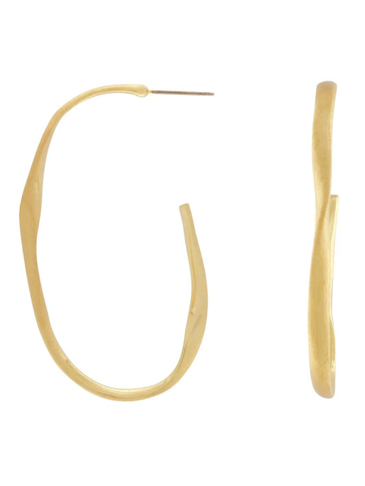 Ohrstecker Elysian organic Hoop, in 2 Farben