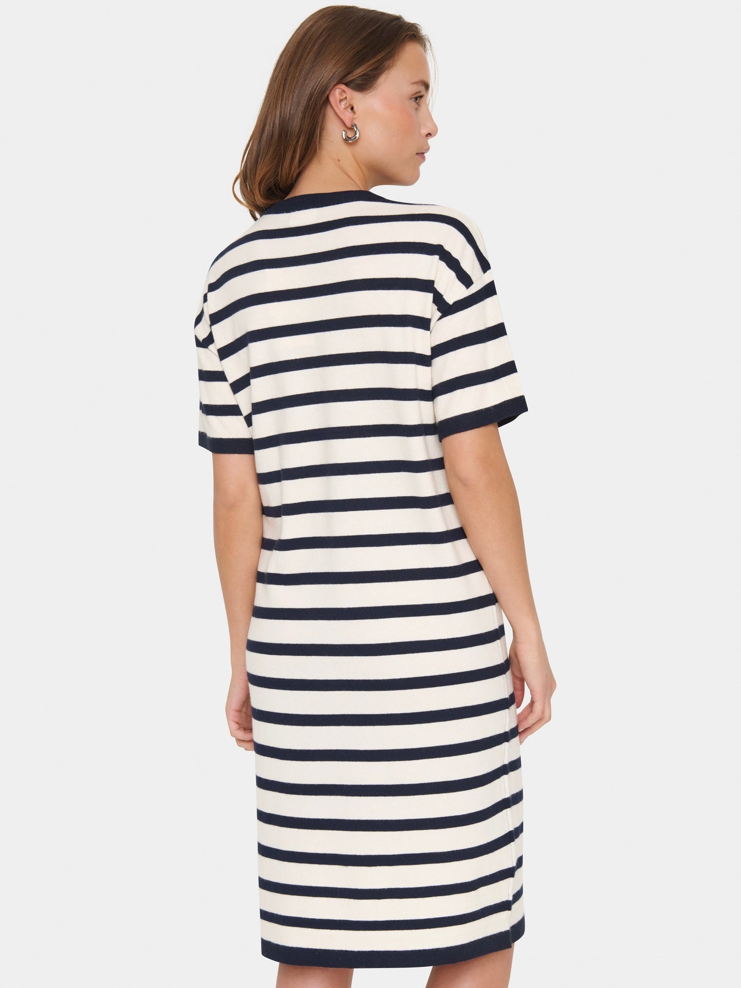 Strickkleid Likam SZ night sky/white stripes