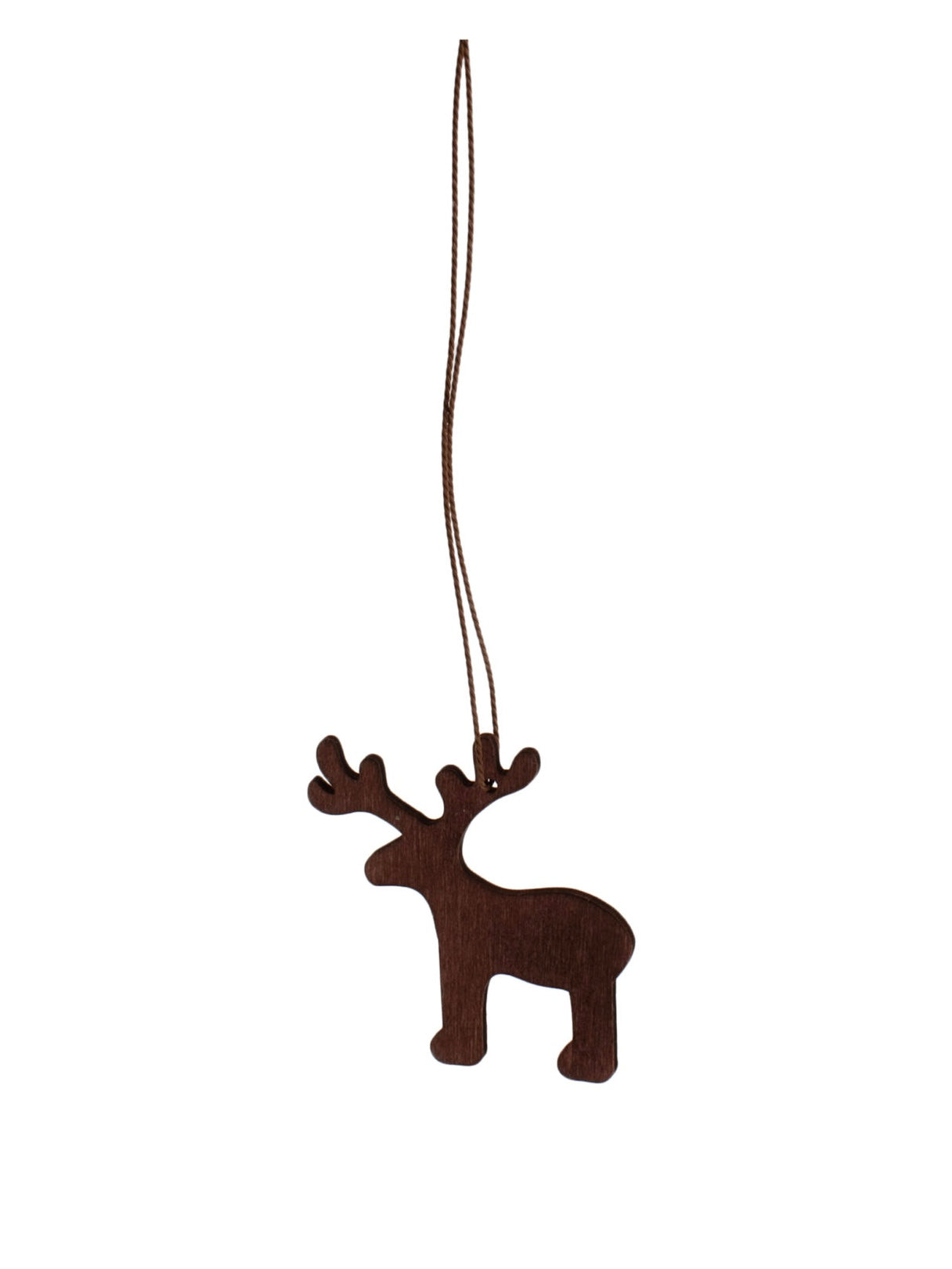 Wooden pendant elk days brown