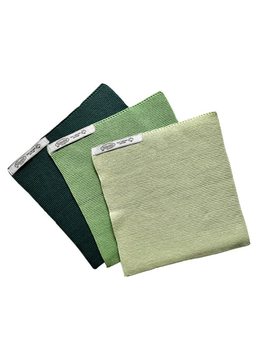 Wischtücher 3er Set staubiges dunkelgrün