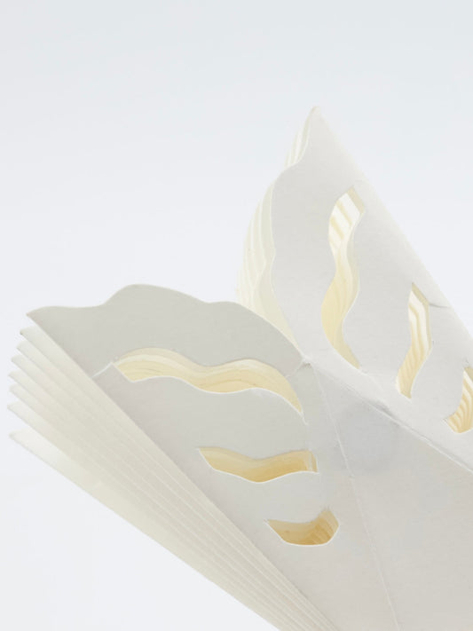 Christmas ornament HDSnowflake white 15cm