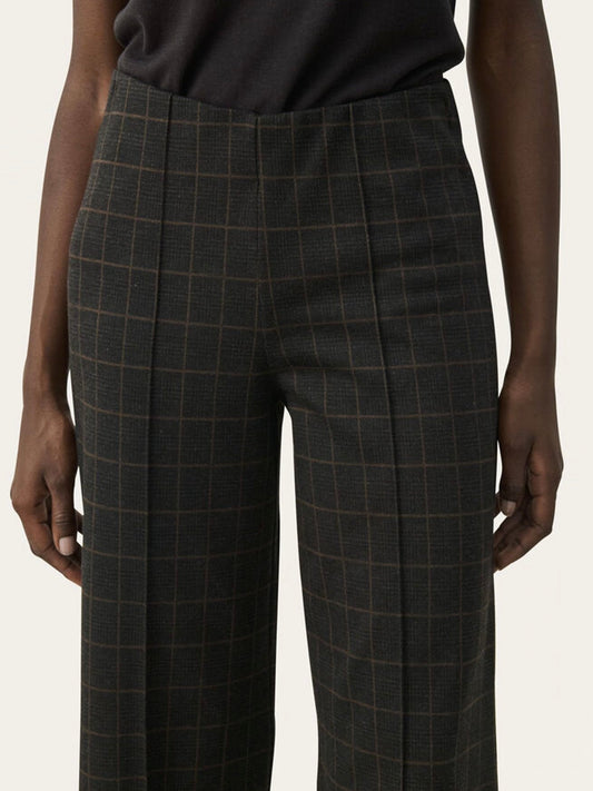 Culotte Hose Ilisan PW grey check