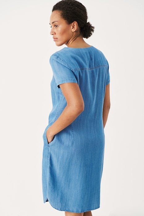 Kaminas PW kjóll, blár frá denim
