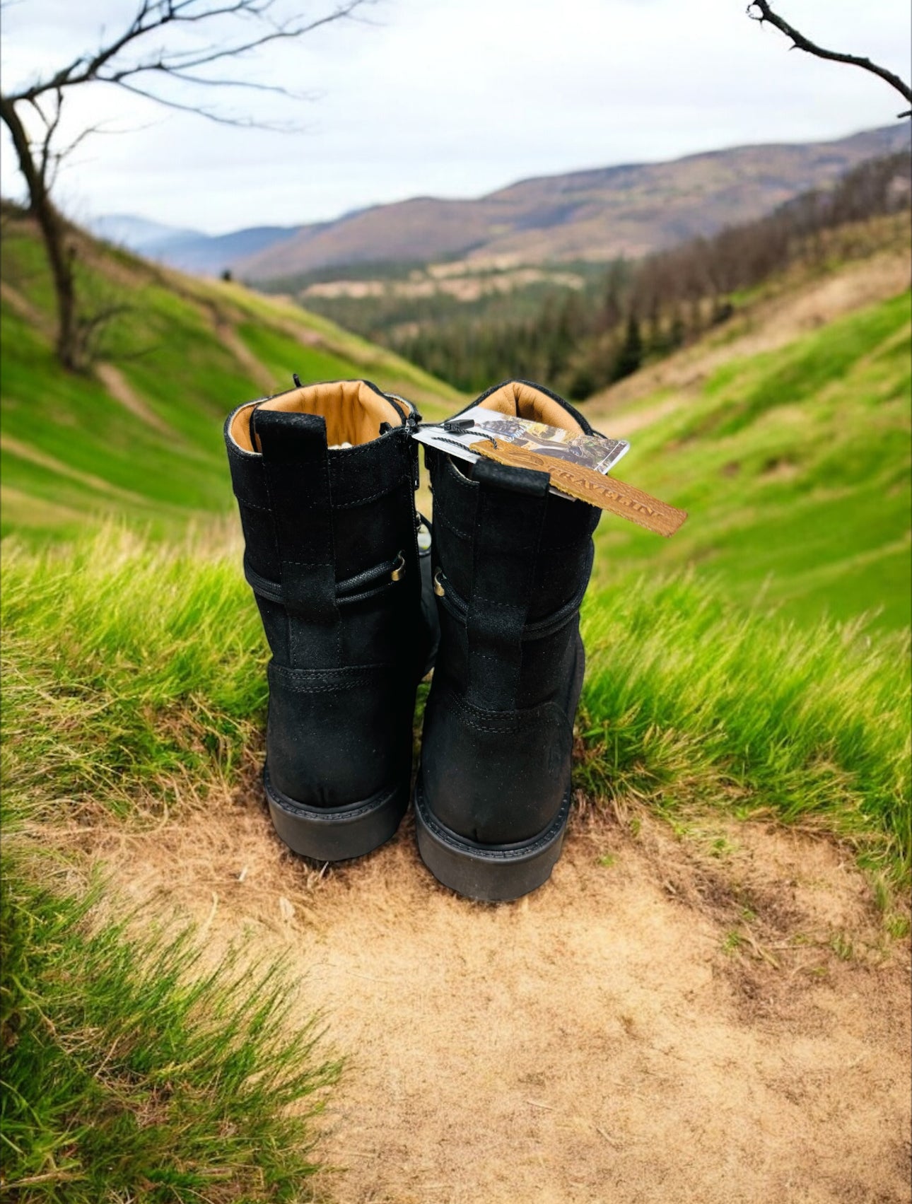 Travelin' Kvistrup Men's Boots in Black ( Last Pieces )
