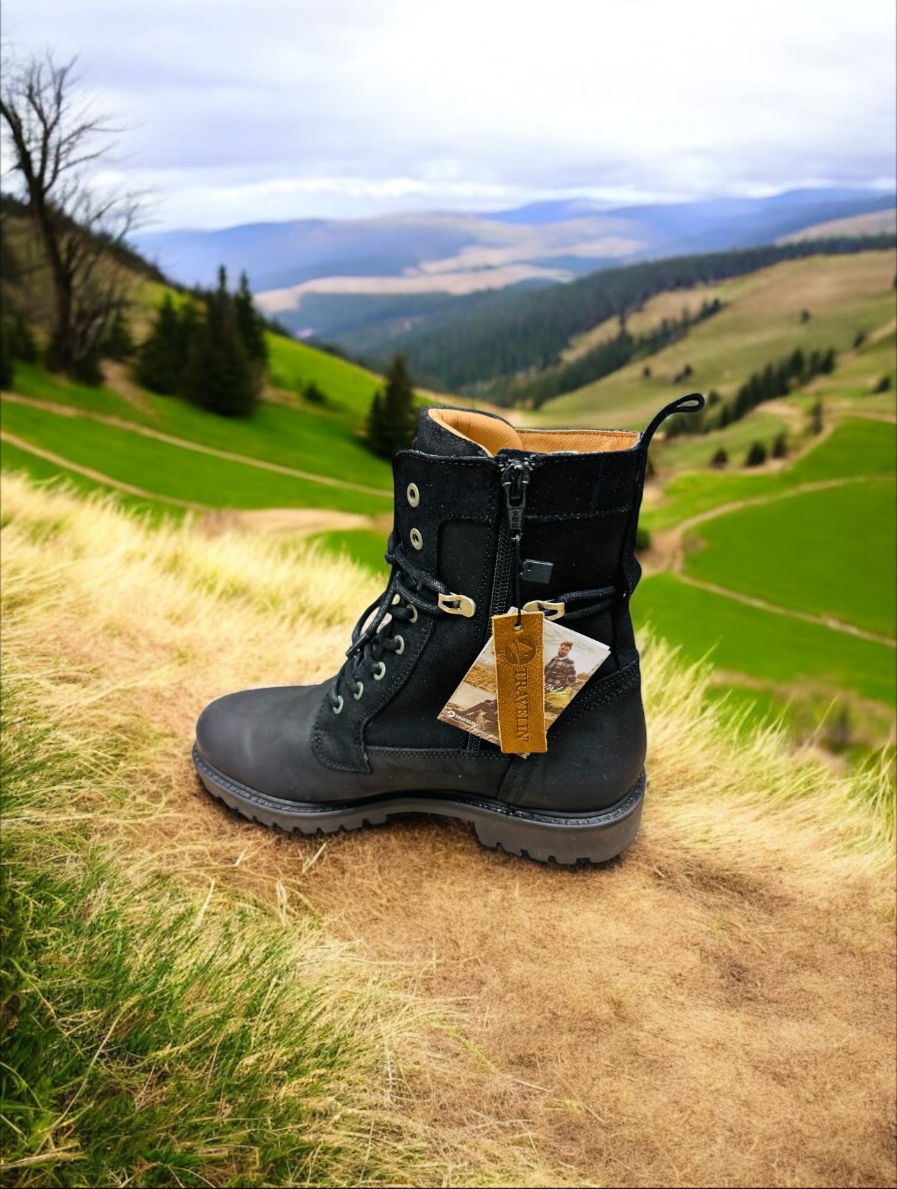 Travelin' Kvistrup Men's Boots in Black ( Last Pieces )